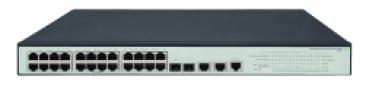 HPE OfficeConnect 1950 24G 2SFP+ 2XGT PoE+ (370W) Switch (JG962A)